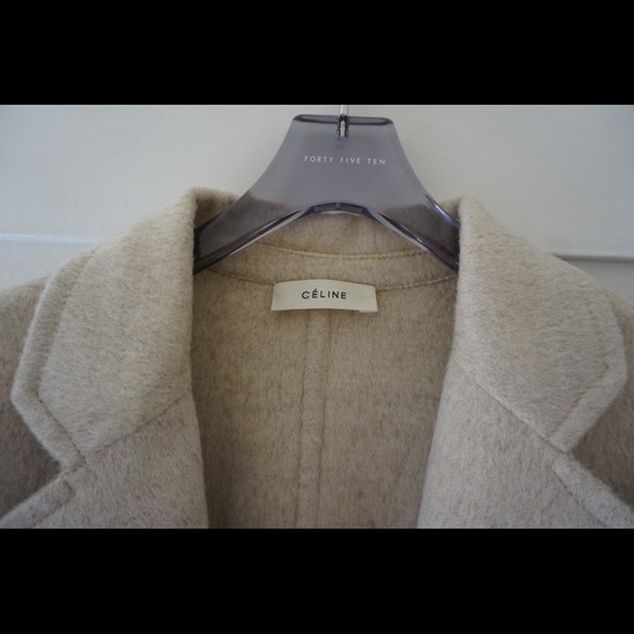 CÉLINE Phoebe Philo Cashmere Belted Coat Sz 36 - Picture 10 of 16